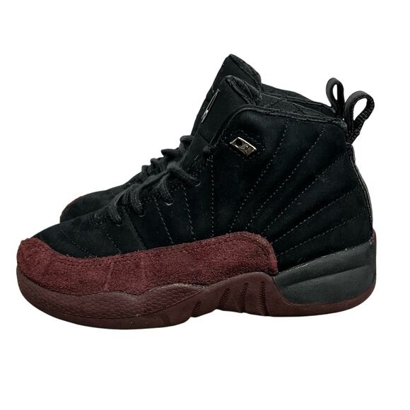 A Ma Maniére x Air Jordan 12 Retro SP PreSchool 'Black' FB2686-001 SIZE 12C - Picture 1 of 11